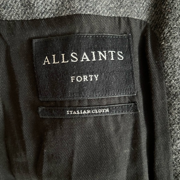 Charcoal Gray Wool Coat - Picture 3 of 5